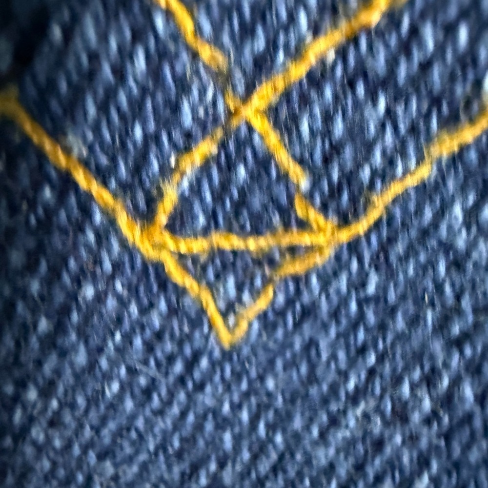 Vintage Levi's 552 Jeans Blue Tag W38 Fits W36‎ 80s Made In USA Dark Indigo Wash - Picture 7 of 12